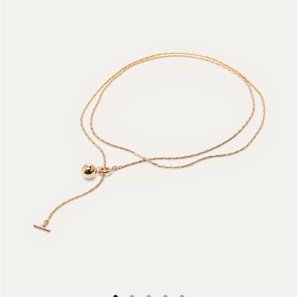 Jenny Bird Jewelry - Jenny Bird Constance Gold Necklace /wrap bracelet